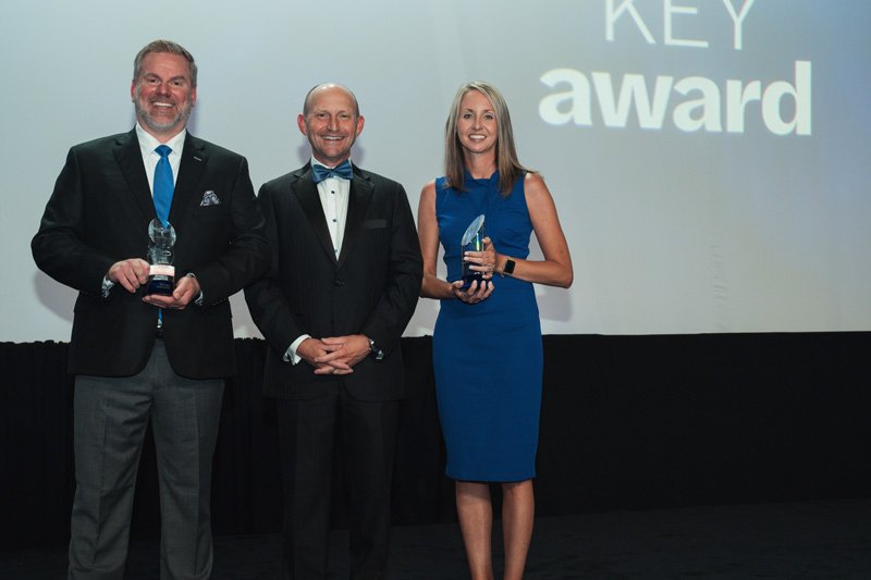 2024 Key Award winners with Tom Watson