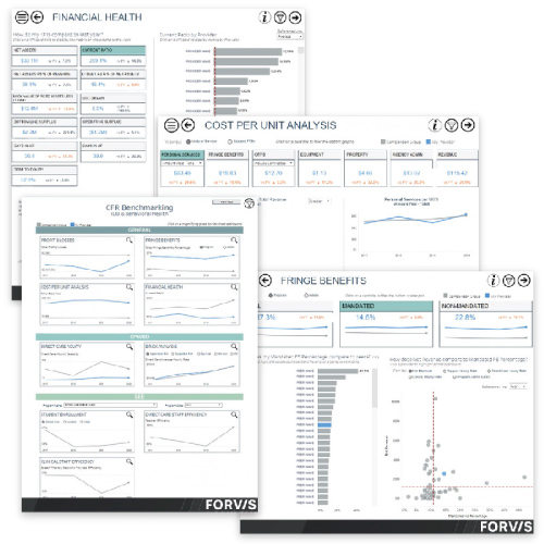 Screenshots of CFR Benchmarking tool