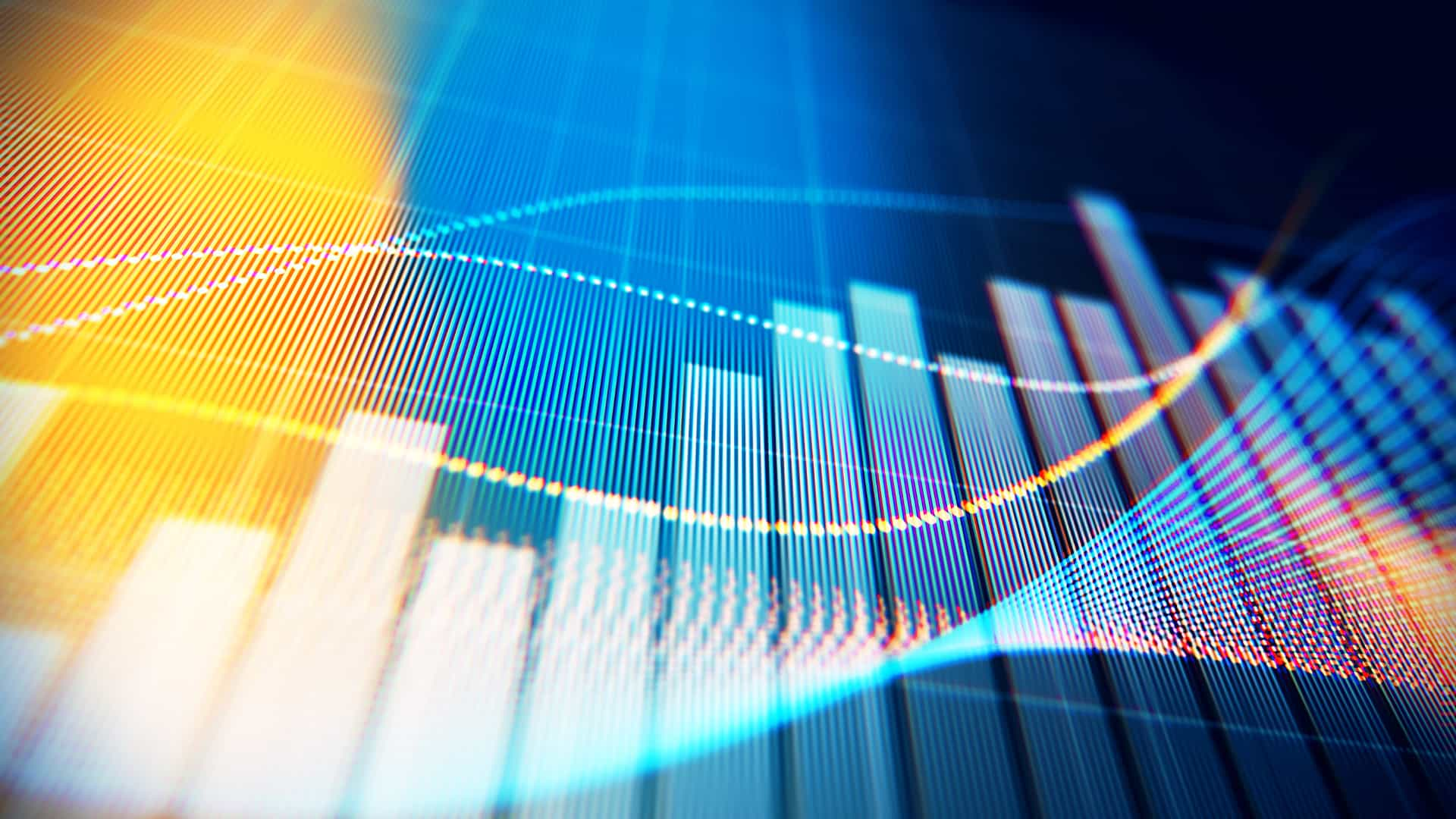 Financial and Technical Data Analysis Graph Showing Search Findings