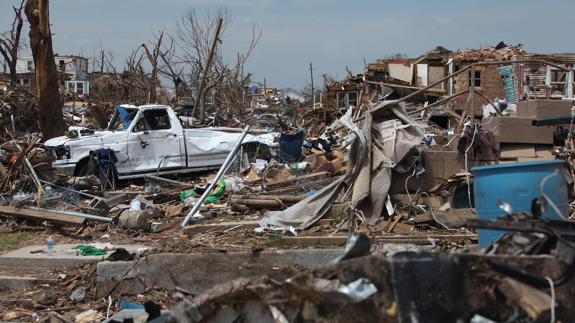 Mayhem after a natural disaster.