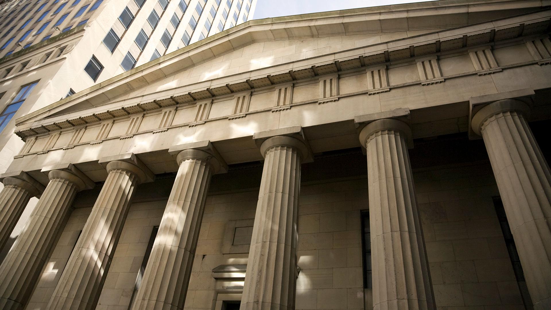 Federal Hall National Memorial, New York City, USA 