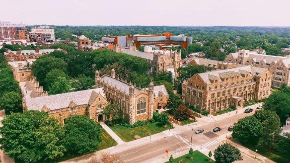 Law Quadrangle university of Michigan Ann Arbor Aerial view