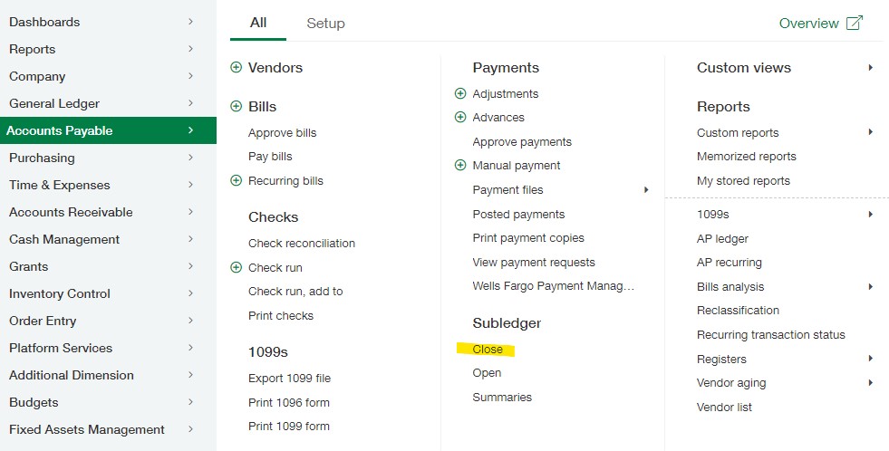 Applications Accounts Payable